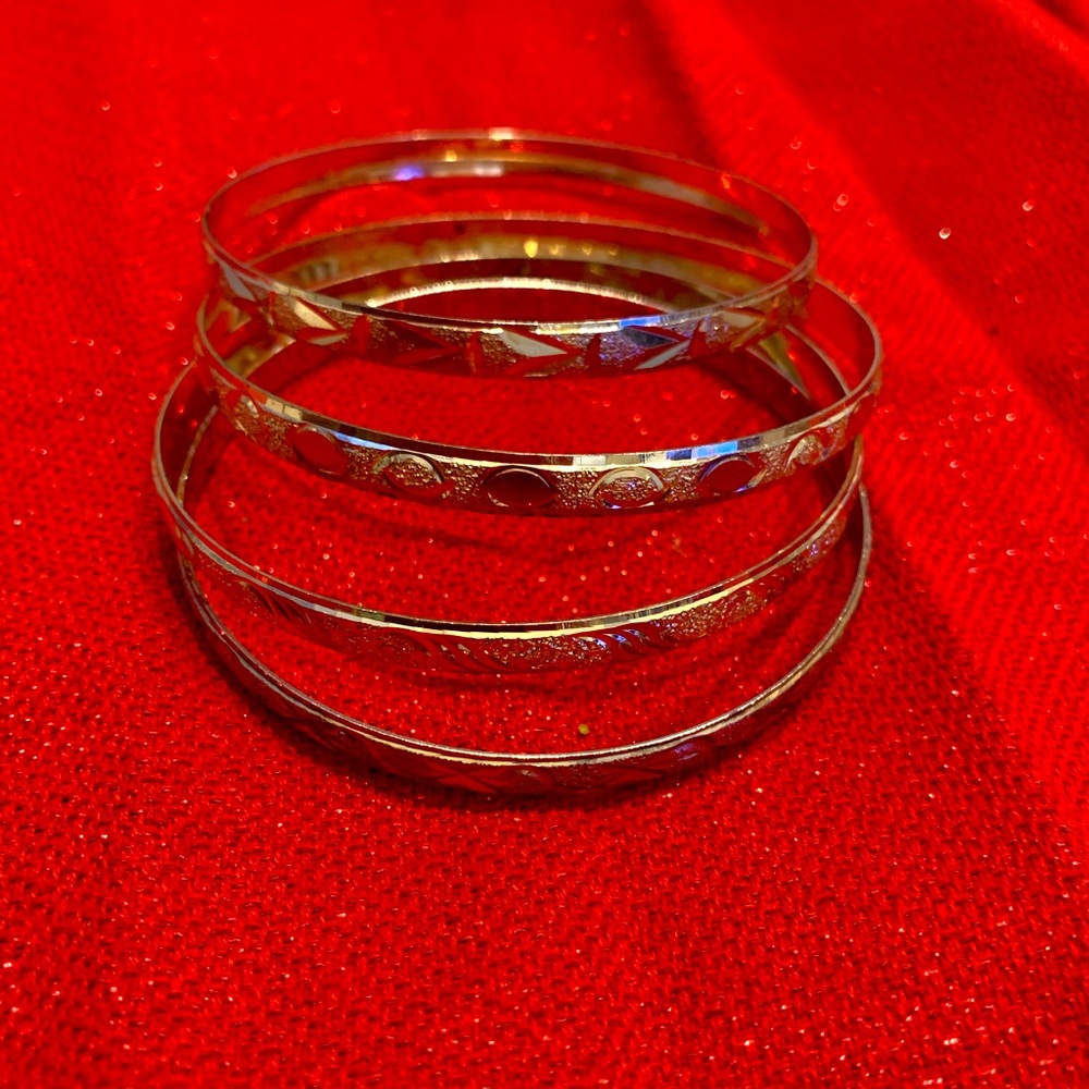 Gold bangles